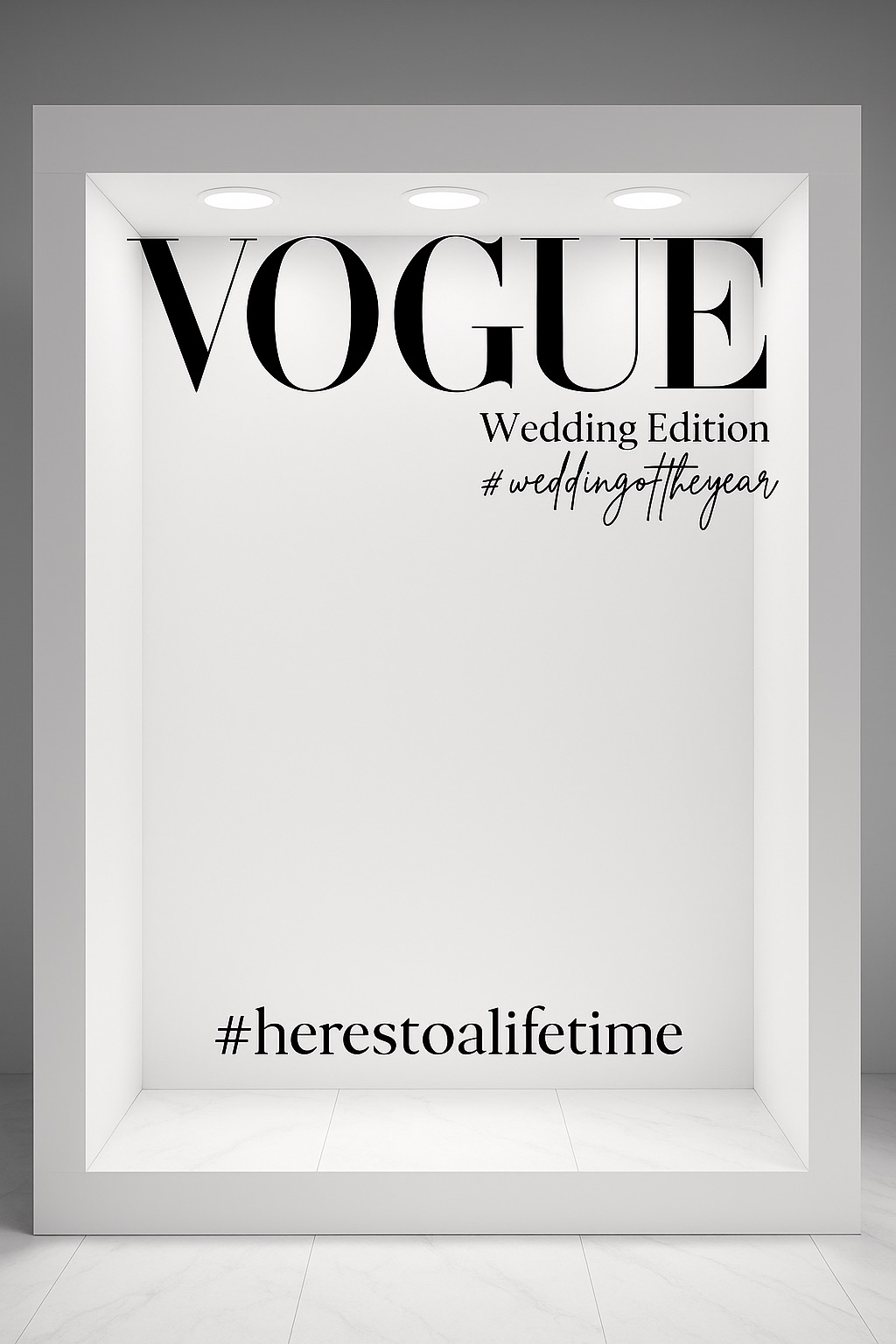 Vogue Magazine Booth